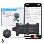 TruTrak Pro FMT400 4G GPS Tracker with Tag - Real-Time Vehicle Tracker for Car, Van, Motorcycle, Caravan, Tractor - PAYG, 9–90V, Self-Install with SIM & Data