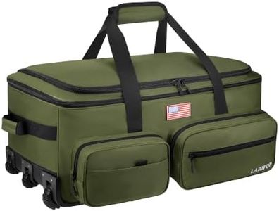 LARIPOP 150L Tactical Rolling Duffle Bag with Wheels,