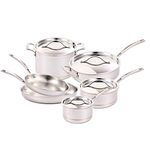 Kirkland Signature COS1119338 Cooking & Dining›Cookware Pot & Pan Sets, Stainless Steel