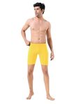 LYCOT Compression Half Tight Plain Athletic Fit Multi Sports Cycling, Cricket, Football, Badminton, Gym, Fitness & Other Outdoor Inner Wear - Yellow