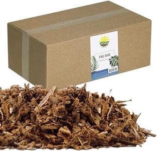 100% Natural Pine Bark Mulch Nuggets (30 Quarts), Small Mulch Chips for Indoor/Outdoor Container Gardening, Ideal for Soil Supplement, Houseplant Mulch, and Terrariums
