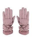 FabSeasons Water resistant Winter gloves with Touchscreen finger for Girls and Women, fits for 10 years & above