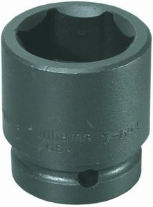 Williams 7-664 1 Drive Impact Socket, 6 Point, 2-Inch