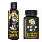 Muscleape Liquid Chalk 200ml with Smelling Salt| Perfect Combo for Powerlifters| Get A Steel Like Grip & Power of Strongest Smelling Salt. for All Gym & Strength Athletes.