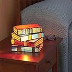 hopanrel Stained Stacked Books Lamp