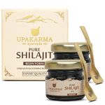 UPAKARMA Original Alkaline Shilajit/Shilajeet Resin 30g with Fulvic Acid, Magnesium & Urolithin A | Boost Performance, Power, Stamina, Strength | Lab Tested | Pack of 2