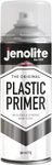 JENOLITE Plastic Primer Spray Paint | WHITE | 400ml | Premium Quality Plastic Primer | Promotes Adhesion | Primer Spray Paint for Automotive, Garden Furniture, Models & Other Hard Plastics