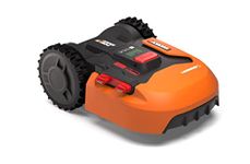 WORX Landroid S WR184E Robot Lawn Mower for small gardens up to 400m2 / Automatic robotic lawn mower for manicured lawn with application control, wifi connectivity, 20-50mm Cutting Height Range