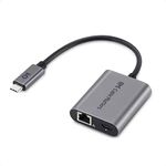 Cable Matters USB C to Ethernet Adapter 2.5 Gigabit with Charging 100W, USB C Hub 2.5gb Ethernet (2.5gbps Ethernet Port) - Compatible with MacBook Pro, iPad Pro, XPS, Microsoft Surface Pro