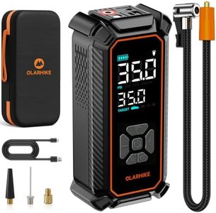 OlarHike Tire Inflator Portable Air Compressor, 3X Fast Inflation, 4 * 3000mAh
