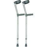 Days Adjustable Crutches for Adults, Comfort Handle, Lightweight Mobility Aid, Handle to Ground Height 64 cm-94 cm