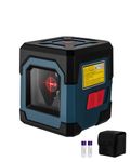 Laser Level,RockSeed Cross Line Laser Leveler Horizontal and Vertical Points Rotatable 360 Degree Self Levelling Spirit Levels Manual/Self-Leveling Mode IP54 Carrying Pouch,Battery Included