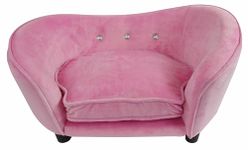Enchanted Home Pet Ultra Plush Snuggle Bed in Light Pink