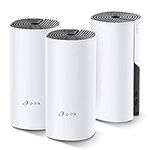 TP-Link Deco Whole Home Mesh WiFi System (Deco M4) – Up to 5,500 Sq. Ft. Coverage, Replaces Wireless Internet Routers and Extenders, Gigabit Ports, Works with Alexa, 3-Pack