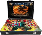 RegiisJoy 30000 in 1 Portable Arcade Game Console 18-inch HD Screen Dual Players Pandoras Box 70S,Retro Video Game Machine Metal Box Search/Hide/Save/Load/Pause Games
