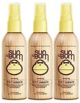 Sun Bum Revitalizing 3 in 1 Leave In Hair Conditioner Spray | Travel Size Anti Frizz Hair Detangler Spray | TSA Approved | 1.5 FL Oz Spray Bottle (Pack of 3)