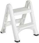 Rubbermaid 4209 EZ Step Folding Stool 2-Step White