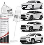 Chill Pearl Tricoat(089) Touch Up Paint for Toyota, 0.4 fl oz OEM Color Match Professional Grade Car Paint Scratch Remover for Avalon/RAV4/Camry/Corolla/Highlander/Prius/Sequoia/Sienna/Tacoma