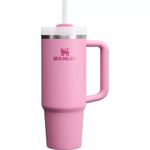 STANLEY Peony Quencher H2.0 FlowState Stainless Steel Vacuum Insulated Tumbler with Lid and Straw for Water, Iced Tea or Coffee (Peony, 40 oz)