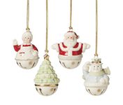 Lenox 894794 Jingle Bell Ornament, Set of 4