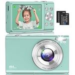 Digital Camera, Autofocus Vlogging Camera HD 2.7K 48MP with 2.8" Large Screen, 16X Digital Zoom, Portable Mini Camera for Photography, Youtube Vlogging Camera for Kids