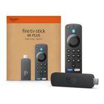 Amazon Fire TV Stick 4K Plus (newest model), streaming device, hundreds of thousands of movies and TV episodes, supports Wi-Fi 6, watch free & live TV