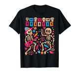 Dia De los Muertos Day of the Dead Mexican Skeleton Dancing T-Shirt