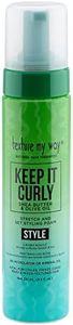 Texture My Way Keep It Curly Stretch and Set Styling Foam, 8.5 Ounce