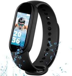 Mabron (12 Years Warranty M10 Smartband Fitness Bracelet Sport Smart Band Wristband Heart Rate Monitor and Many Activity Features for Men and Women_M12