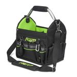 AWP 12 Inch Pro Tool Tote with Rotating Handle for Easy Tool Access, Water-Resistant Construction