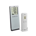 TFA Dostmann Logoneo 30.3071.54 Wireless Thermometer for Room and Outdoor Temperature Digital Silver