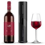 Electric Wine Bottle Opener Battery Operated Automatic Corkscrew Remover with Foil Cutter Kit