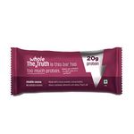 The Whole Truth - High Protein Double Cocoa 20g Protein Bar - Pack of 5 x 67g each - No Added Sugar - No Preservatives - No Artificial Flavours - All Natural