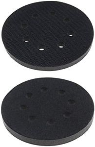 eMagTech 2PCS 125mm Soft Sponge Interface Pad Sanding Pad 8 Holes for Random Sander Dedicated Replacement Cushion Pad Impact-Resistant Noise Reduction Protection Polisher