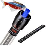 VAYINATO Rs Electricals Break Proof Stainless Steel Rod Aquarium Fish Tank Heater With Free Sticker Thermometer (300 Watts Suitable For 4 Feet Tank)