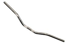 Motorcycle Chrome Drag Handlebars - 22mm 7/8 inch for Roadsters, Street Bikes, Bobbers, Choppers, Brat Bikes and Streetfighters | Universal Fitment