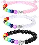 ONESING 3 Pcs Chakra Bracelets for 