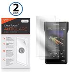 Sony NW-WM1A Screen Protector, BoxWave® [ClearTouch Anti-Glare (2-Pack)] Anti-Fingerprint Matte Film Skin for Sony NW-WM1A