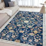 Urban Space 3D Digital Printed Luxury Chenille Carpet Rug for Living Room, Bedroom Super Soft Floor Rug with Anti Slip Backing, Modern Persian Carpet (4ft x 6ft - CR004)