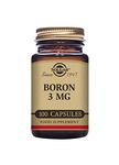 Solgar Boron 3 mg Vegetable Capsules - Food Supplement, 100 capsules (pack of 1) - Vegan, Gluten Free