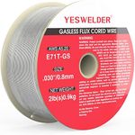 YESWELDER Flux Cored Wires 0.9kg E71T-GS 0.8mm for MIG Welder Gasless MIG Welding Wire Universal Mild Carbon Steel Self-Shielded MIG Wire