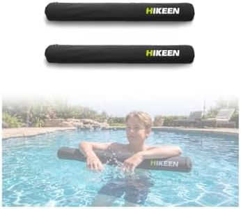 Hikeen 2 Pack Pool Noodles for Swimming and Floating -Black-34x4x4 inches