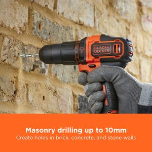 BLACK+DECKER 18V Hammer Drill – Cordless Power Tool