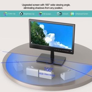 ZOSHING 14" 1080P Small TV – Freeview, AC/DC, HDMI/USB/VGA, Portable
