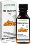 Siberian Sea Buckthorn Oil | 100% Natural Extra Virgin Cold Pressed 100 ml / 3.4 fl oz | Unrefined Raw No-GMO Vegan | Exclusive Healthy Diet Food Grade