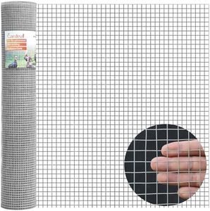 Gardeal 48in x 100ft 19 Gauge 1/2 Inch Hardware Cloth - Double Hot-Dipped Galvanized After Welding Steel Mesh - Duty Rust Proof Fencing for Gardens, Chicken Coops & Poultry Animal Netting Cage Screen