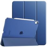 TiMOVO for iPad Air 13 Inch Case M2 2024, Slim Stand Cover for iPad Air 13-inch, Support Touch ID, Auto Wake/Sleep Smart Shell with Translucent Back, iPad Air 13 Case, Navy Blue