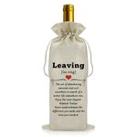 Leaving Gifts for Colleagues Retirement Gifts for Women Wine Gift Bags New Job Gift Leaving Presents for Colleagues Friends Thank You Gift for Colleagues Coworkers Wine Bottle Bag Birthday Gift