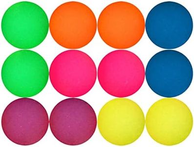 Entervending Bouncy Balls - 12 pcs Huge Bouncing Balls - 2.35" Inches Jumbo Bounce Balls - Frosty Bouncing Balls for Kids - Bouncing Balls Party Favors