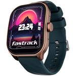 Fastrack Limitless FS2 Pro Smartwatch|1.96" Super AMOLED Arched Display with Functional Crown and Resolution of 410X502|Singlesync BT Calling|Nitrofast Charging|110+ Sports Modes|200+ Watchfaces,Teal